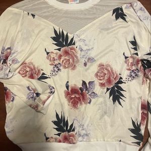 Beautiful lightweight Lularoe Lizzie sweater. Never worn